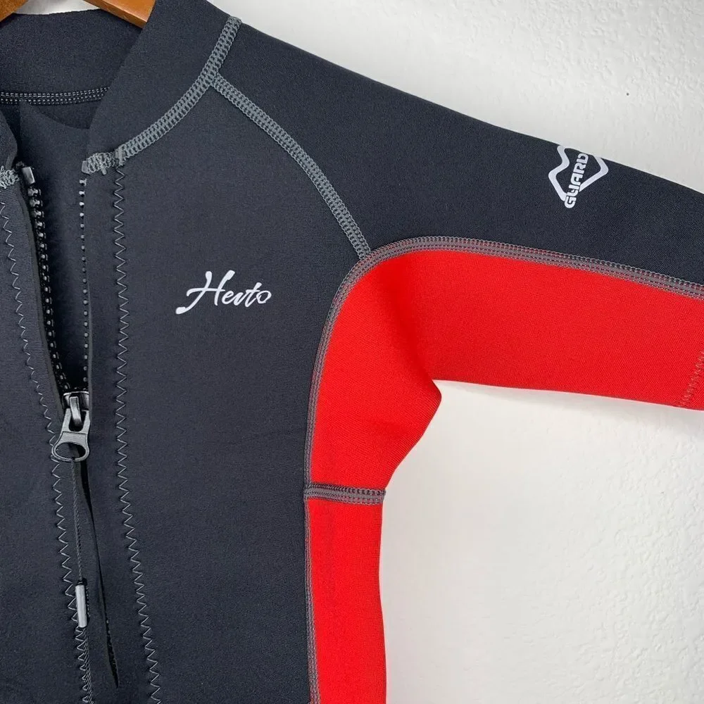 Hevto Red and Black Wetsuit